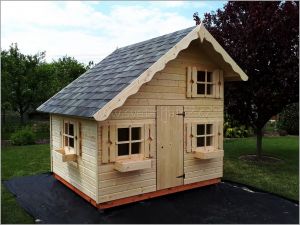 Dětský hrací domeček TOM. Dřevěný domek pro děti TOM. Zahradní domek TOM. Výrobce 3