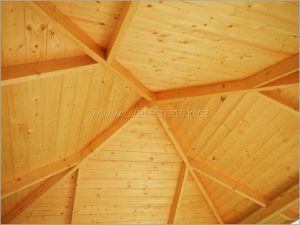 Zahradní altán 4 stranný 300x300cm bez zábradlí, zahradní pavilon 4 stranný 300x300cm Výrobce 3