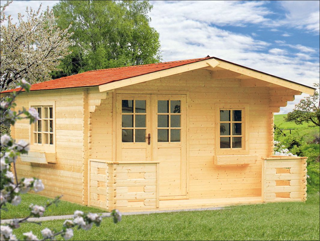 Srubová zahradní chata, dřevěná chata na zahradu