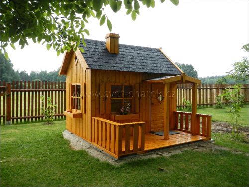 Dětský dřevěný domek 