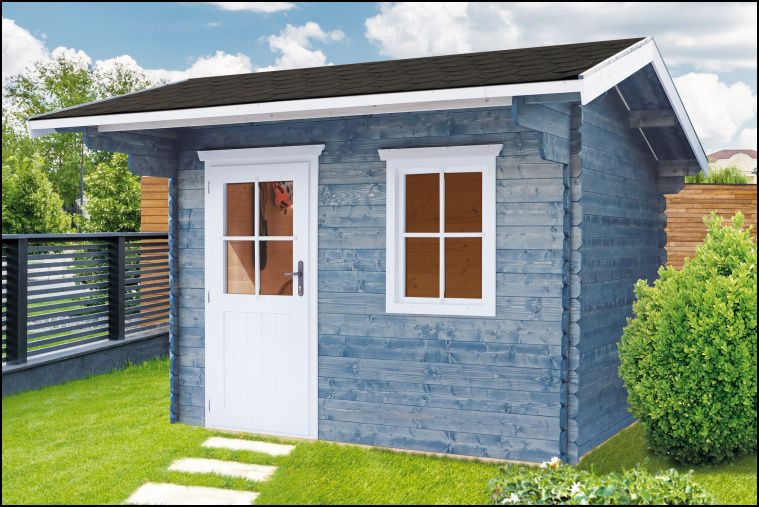 Zahradní domek ALBERT 2, síla stěny 28 mm. Nářaďový domek, zahradní chatka, dřevěná zahradní chata. Výrobce 3