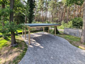 Carport PULT na 2 auta - dřevěné garážové stání 