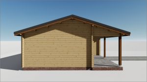 CECÍLIA - srubová chata síla stěny 60 mm, rekreační chata, dřevostavba Výrobce 1