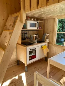 Dětský hrací domeček GERTA. Dřevěný domek pro děti. Zahradní chatka pro děti Výrobce 3
