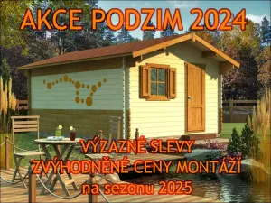 SLEVA, AKCE, LEVNÉ CHATKY, VÝHODNÉ CENY