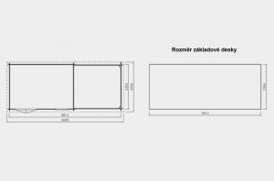 Zahradní chatka Relax modul 1, síla stěny 28 mm, moderní zahradní domek s přístřeškem Výrobce 3