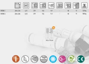 Zahradní chatka, zahradní domek, dřevěná chatka na nářadí, síla stěny 28 mm Výrobce 3