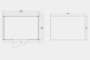 Zahradní domek, zahradní chatka, domek na zahradu, dřevěná chatka na nářadí. Moderní dřevěný zahradní domek. Síla stěny 28 mm Výrobce 3