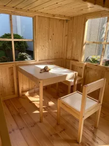 Dětský hrací domeček GERTA. Dřevěný domek pro děti. Zahradní chatka pro děti Výrobce 3