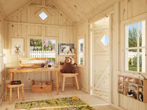 Dětský dřevěný domek 