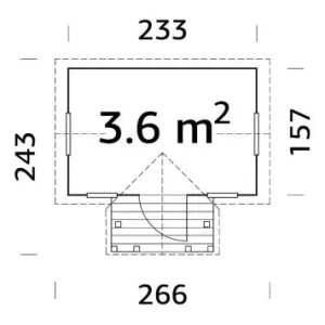 Dětský dřevěný domek 
