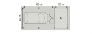 Přístřešek na auto A 