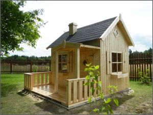 Dětský dřevěný domek