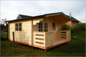 Dřevěná chata srubová